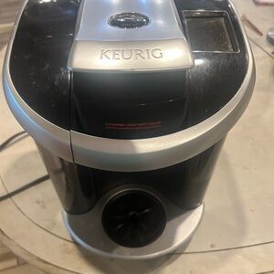 Keurig Black and Silver Single-Serve Brewer
